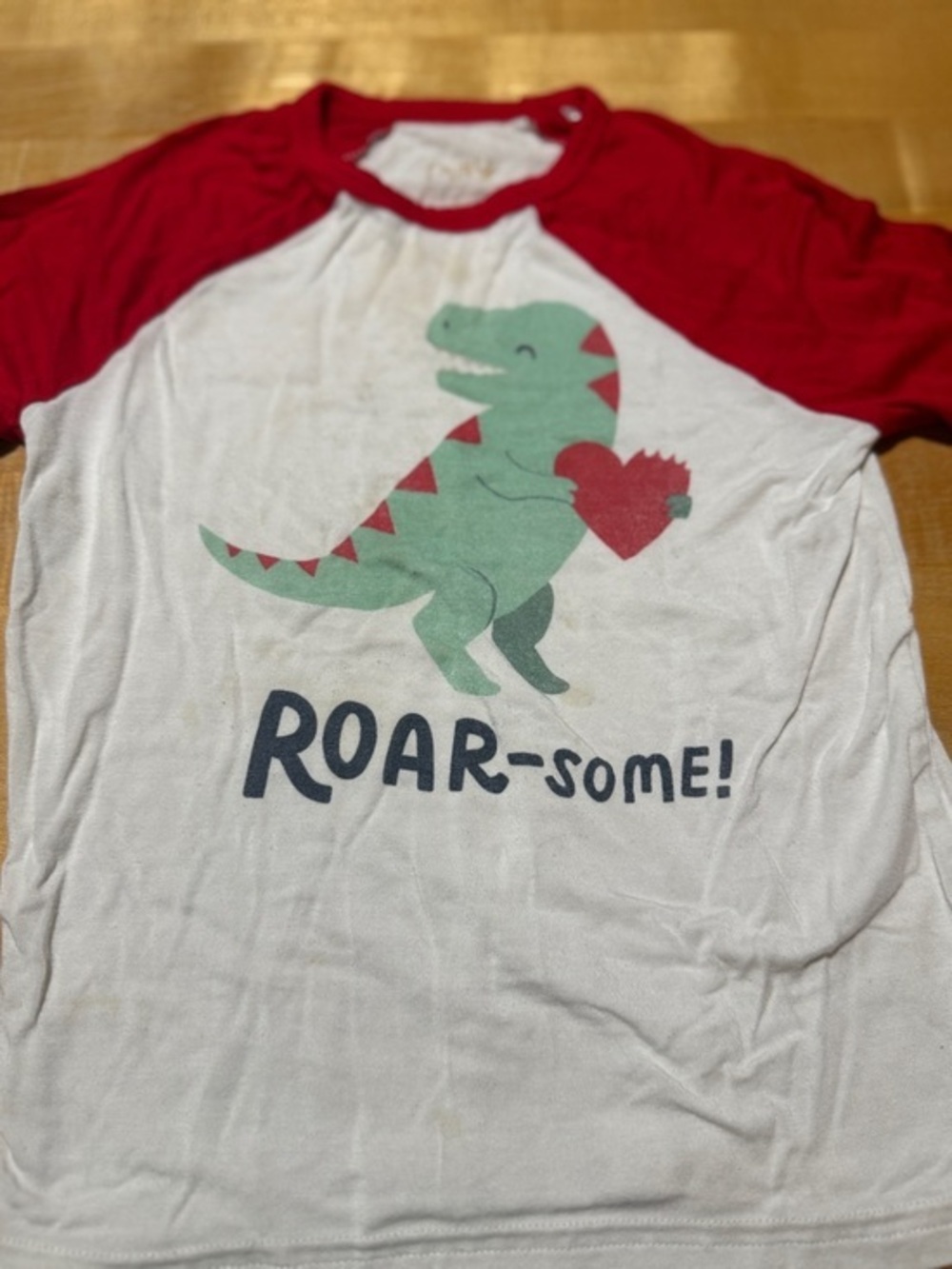 Little Sleepies TShirt Dino 'ROAR-some!'